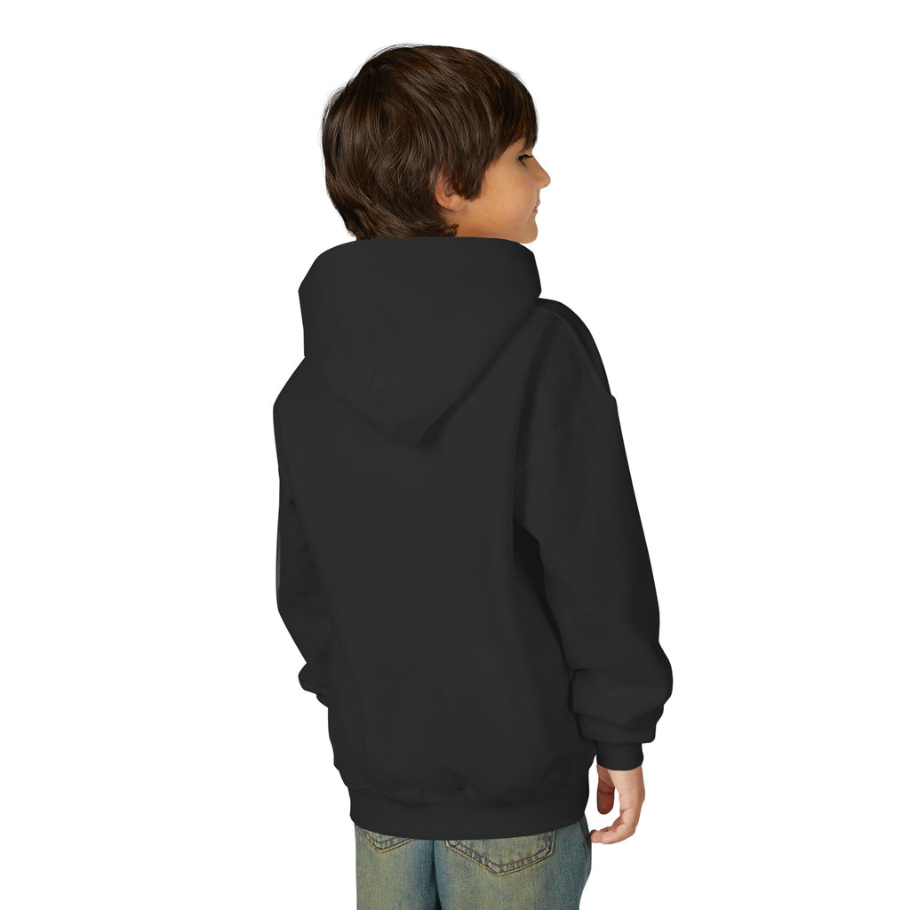 Youth Hoodie with Minimal SB Logo – Cozy Casual Sweatshirt for Kids