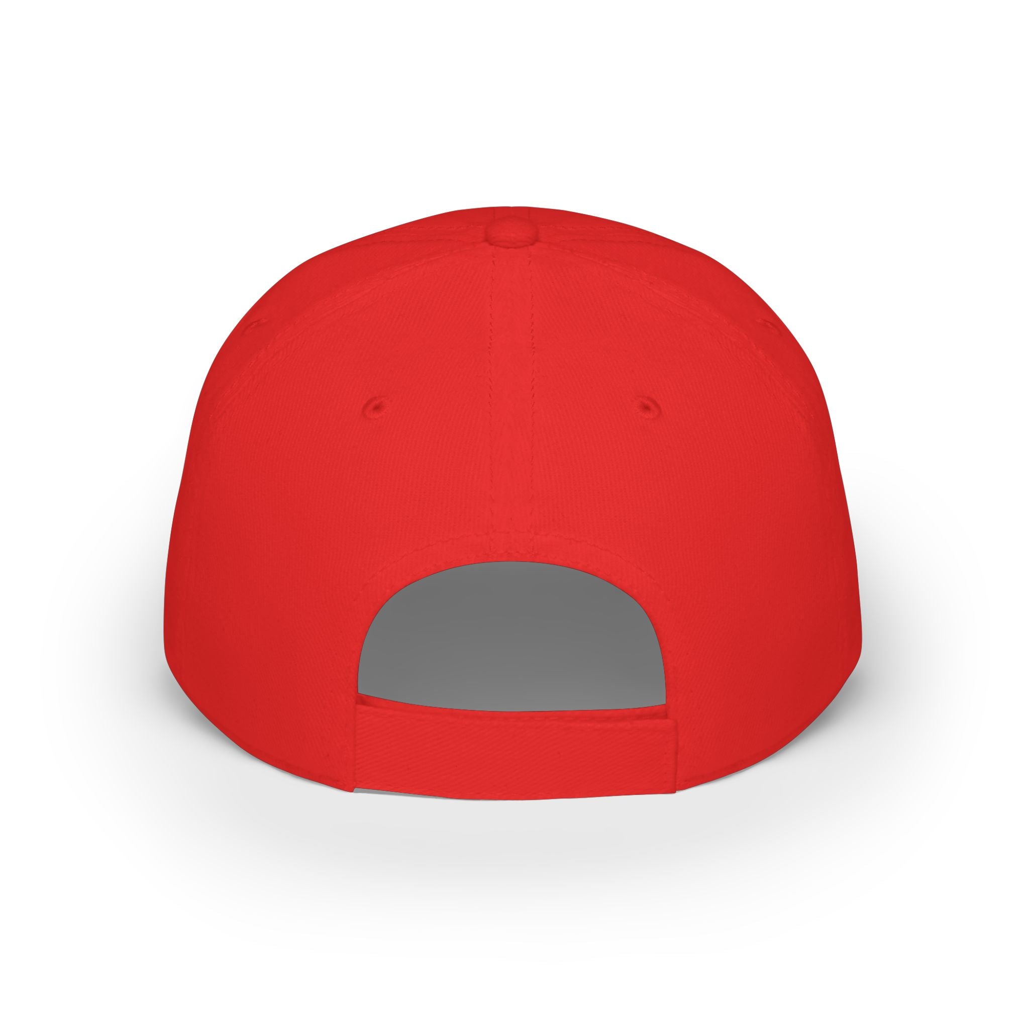 Stiven Logo Low Profile Baseball Cap — Minimalist Red Branded Hat