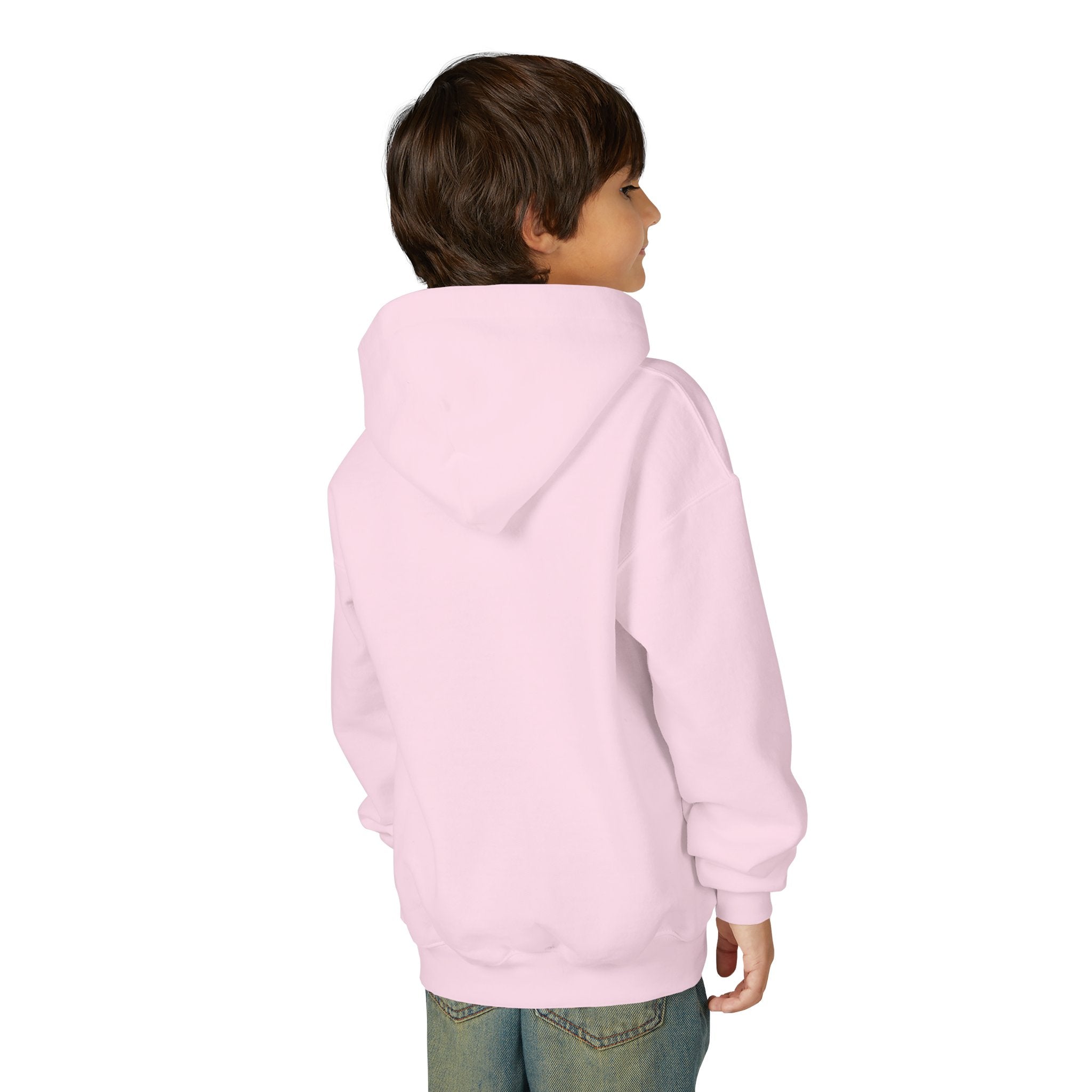 Youth Hoodie with Minimal SB Logo – Cozy Casual Sweatshirt for Kids