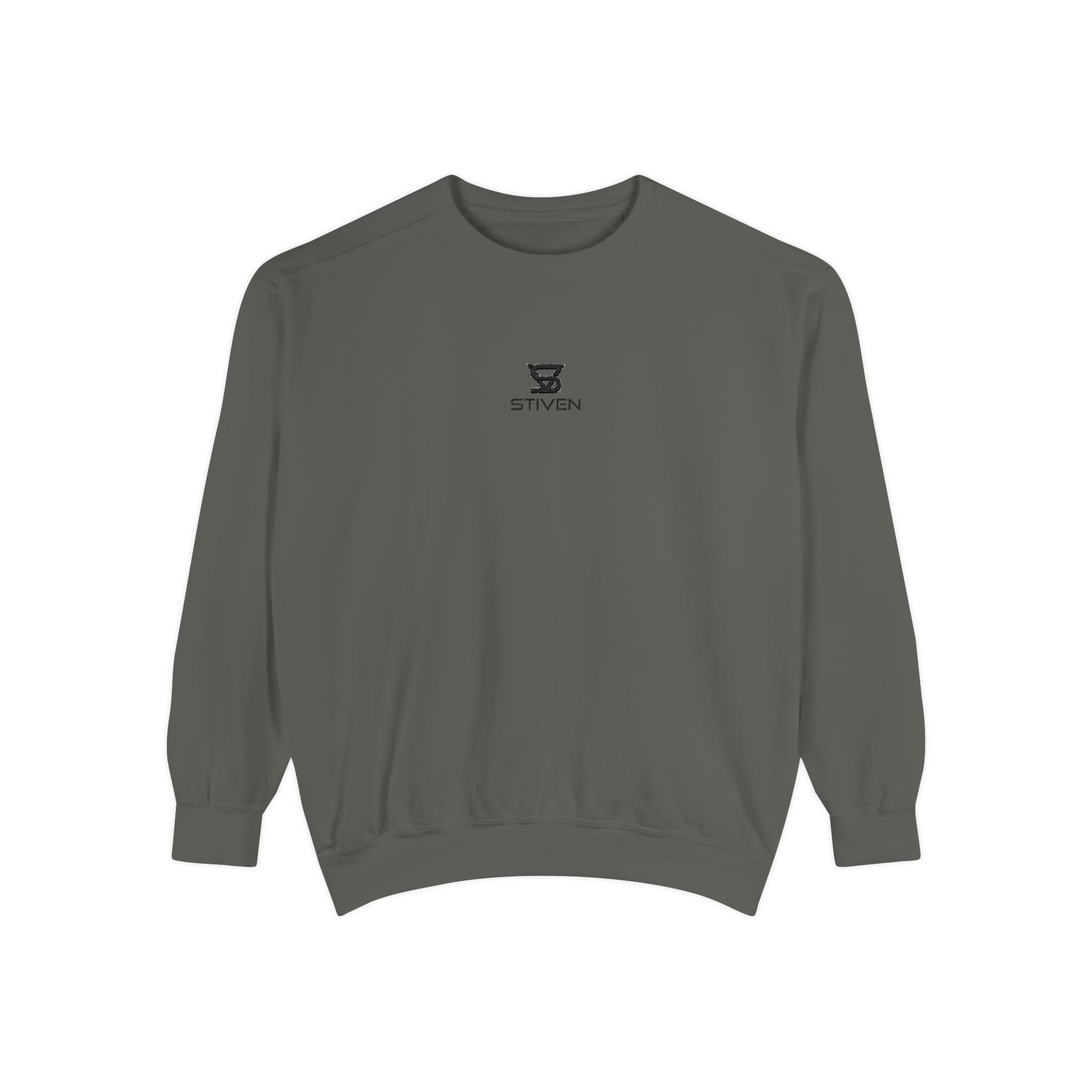 Minimalist 'SENTRY 024' Logo Sweatshirt — Unisex Garment-Dyed Crewneck