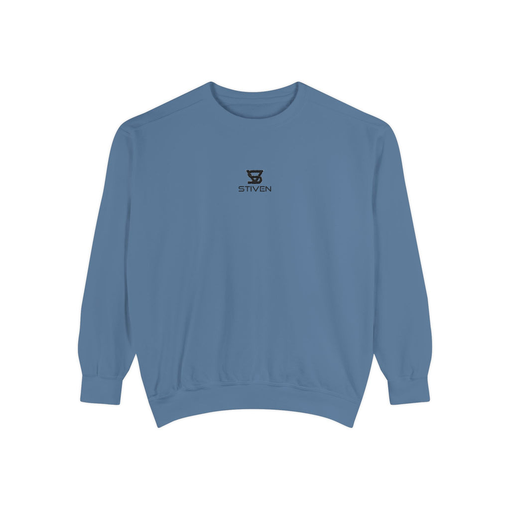 Minimalist 'SENTRY 024' Logo Sweatshirt — Unisex Garment-Dyed Crewneck