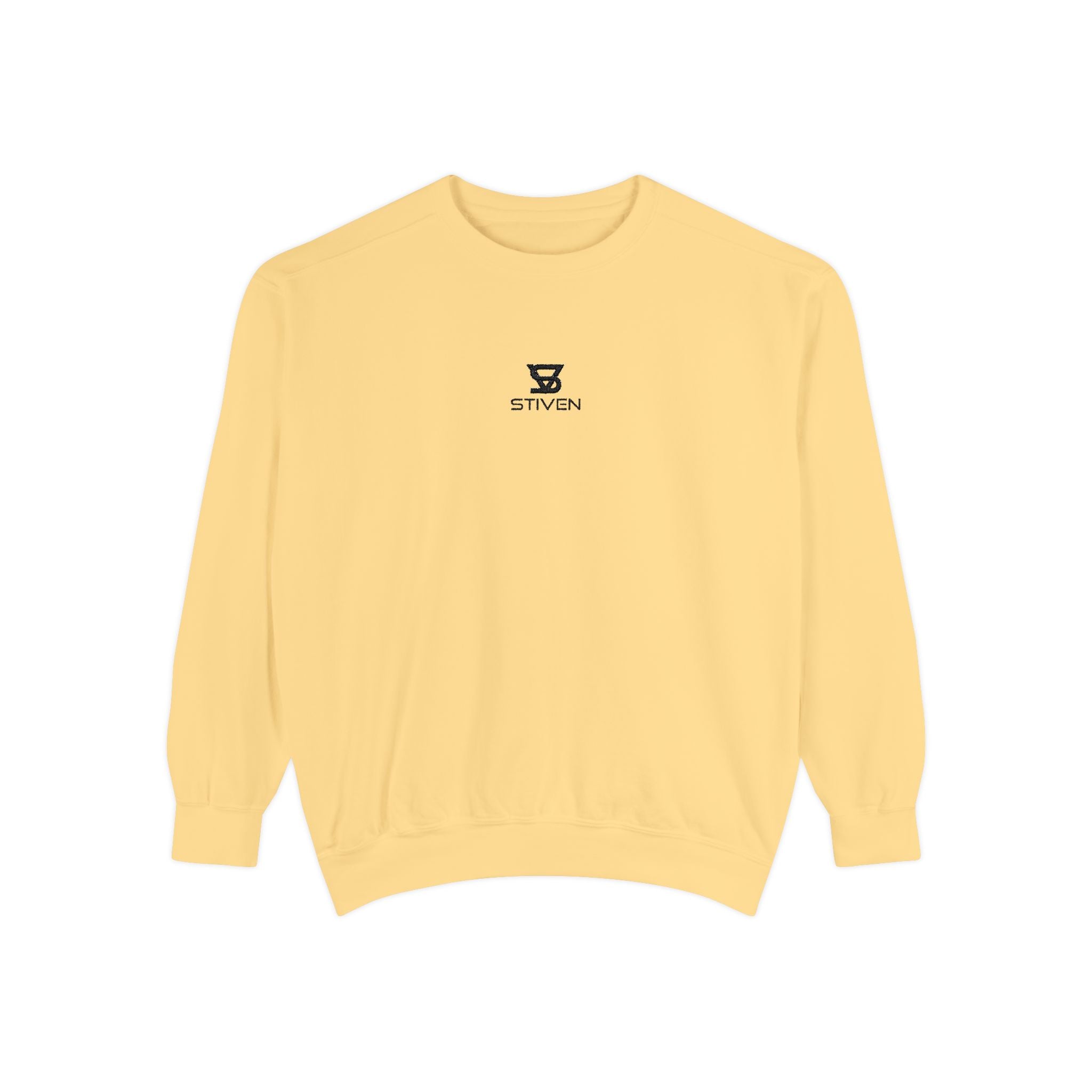 Minimalist 'SENTRY 024' Logo Sweatshirt — Unisex Garment-Dyed Crewneck