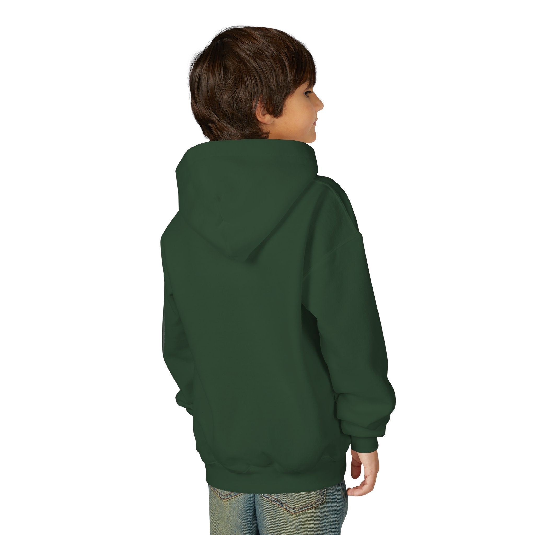 Youth Hoodie with Minimal SB Logo – Cozy Casual Sweatshirt for Kids