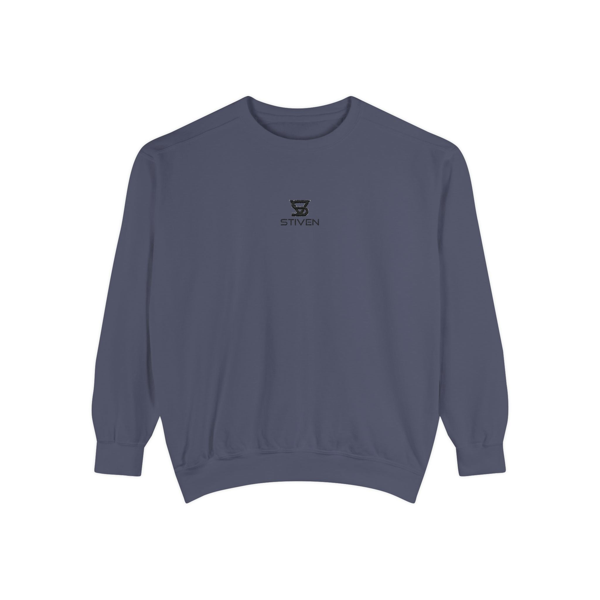 Minimalist 'SENTRY 024' Logo Sweatshirt — Unisex Garment-Dyed Crewneck