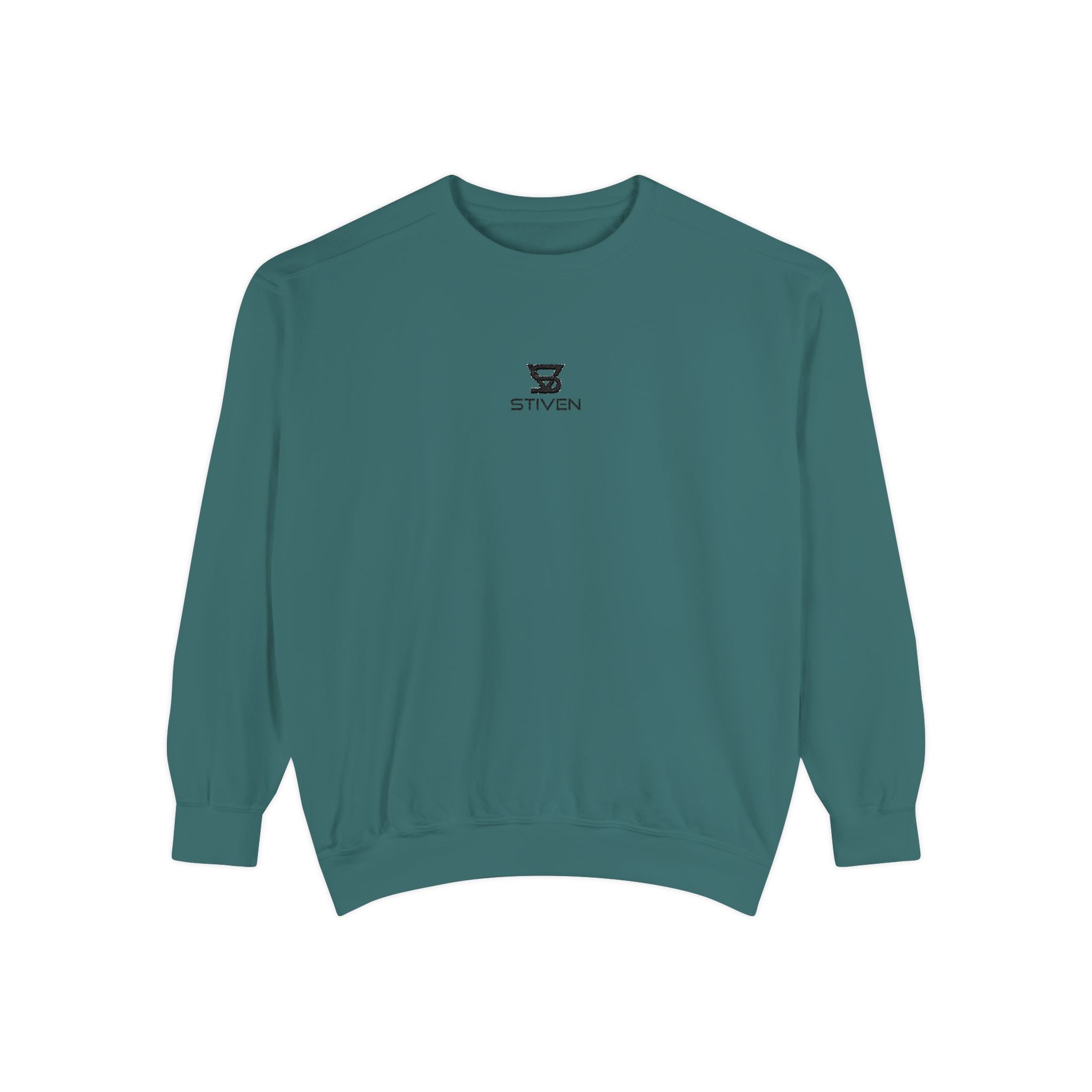Minimalist 'SENTRY 024' Logo Sweatshirt — Unisex Garment-Dyed Crewneck