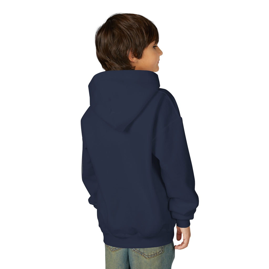 Youth Hoodie with Minimal SB Logo – Cozy Casual Sweatshirt for Kids