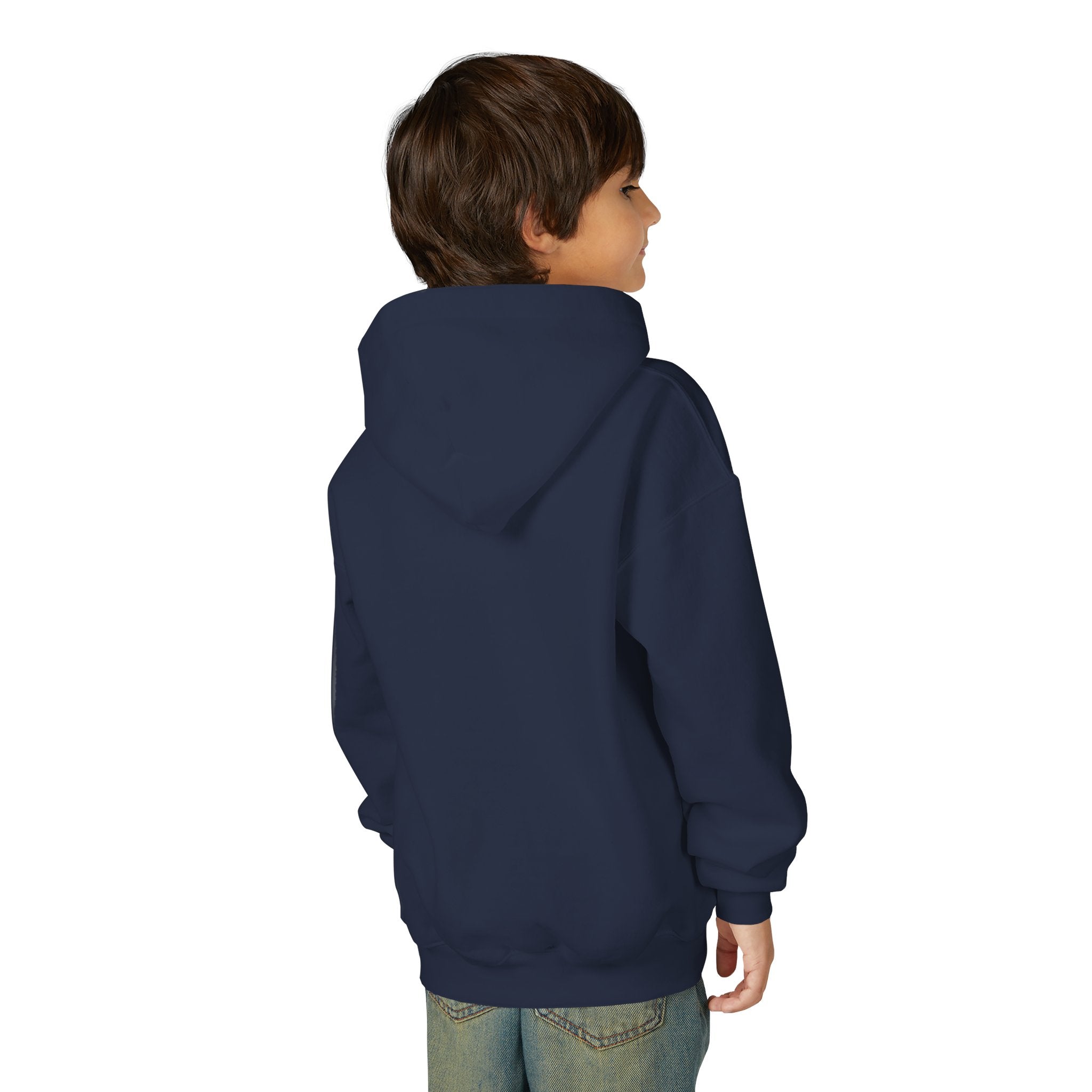 Youth Hoodie with Minimal SB Logo – Cozy Casual Sweatshirt for Kids