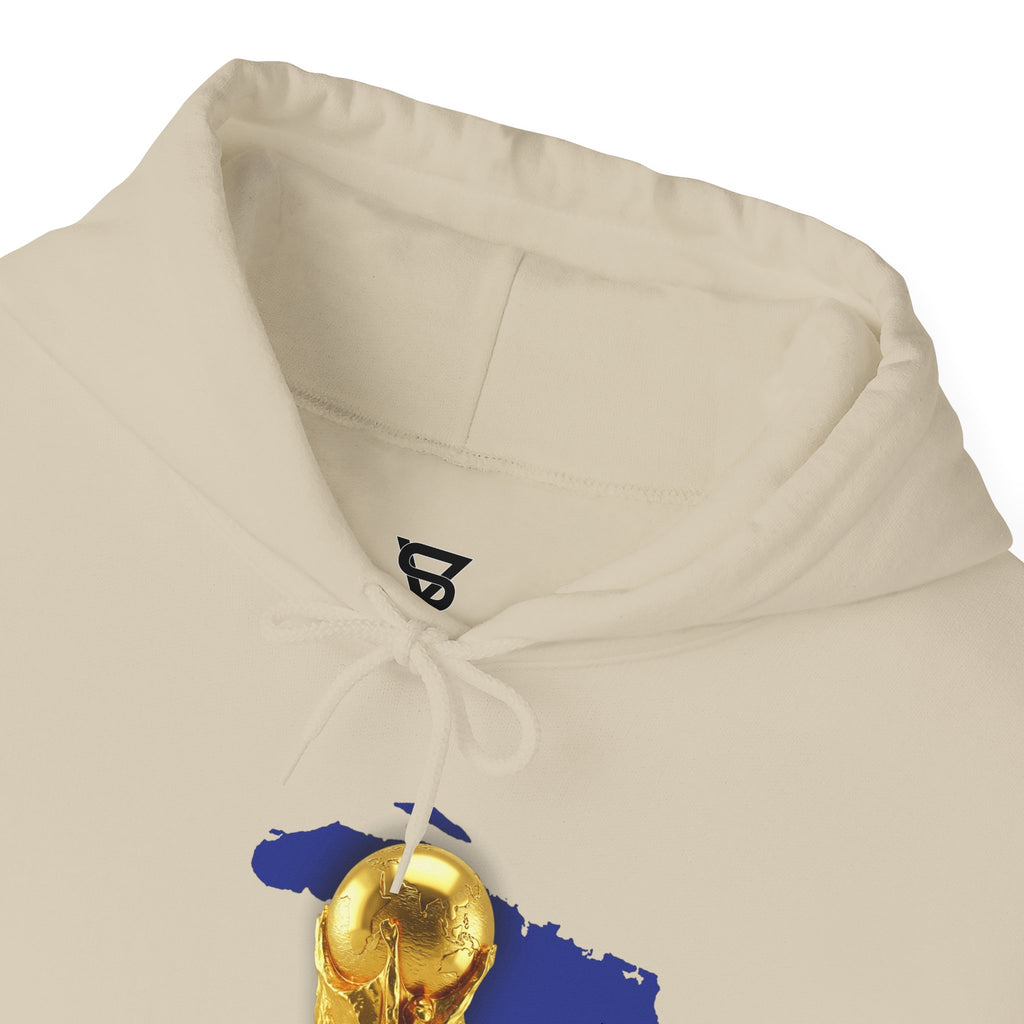 Haiti Flag World Cup Trophy Hoodie – Haitian Soccer Pride Pullover
