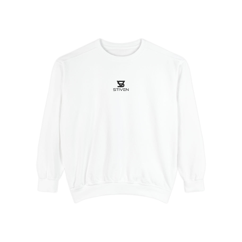 Minimalist 'SENTRY 024' Logo Sweatshirt — Unisex Garment-Dyed Crewneck