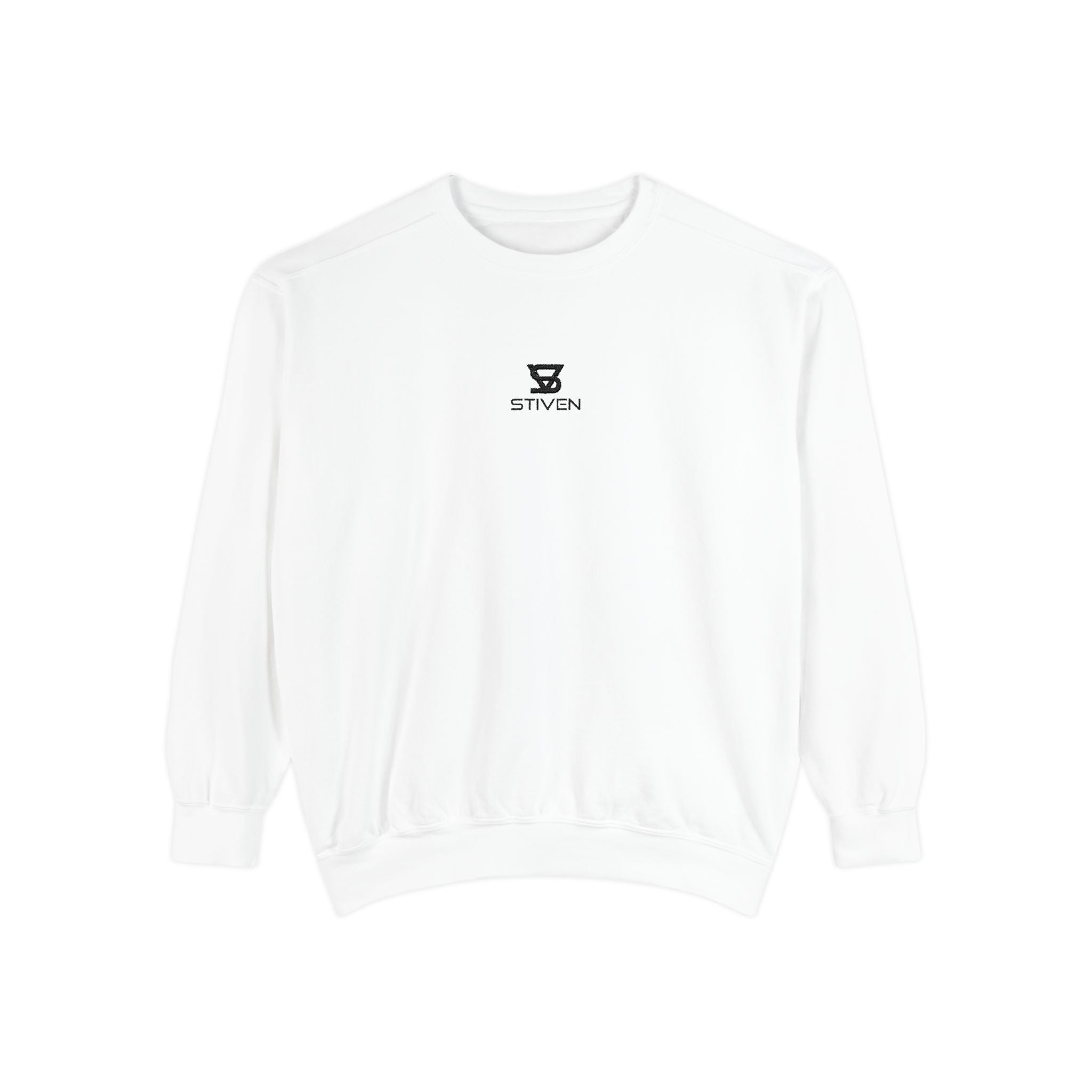 Minimalist 'SENTRY 024' Logo Sweatshirt — Unisex Garment-Dyed Crewneck